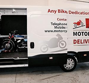 Motorcycle on sale moving company